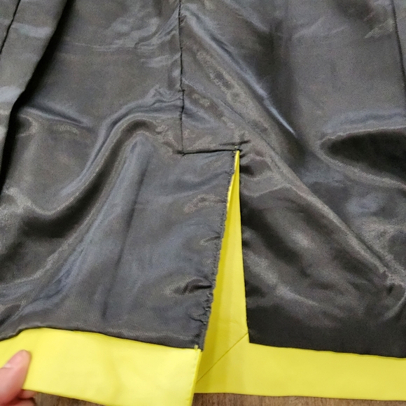 NWT Walter Baker Oversized Lambskin Lime Green Kira Button Up Blazer Sz XS - Picture 12 of 15